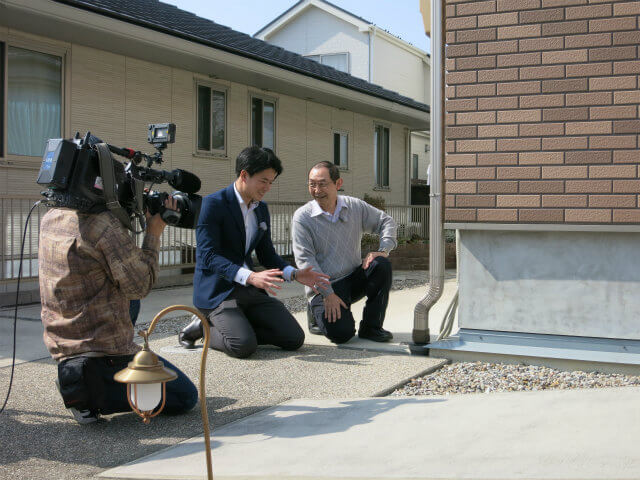 ＣＢＣテレビ取材