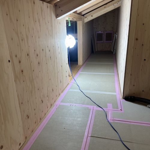 2025.05.19　小屋裏造作工事